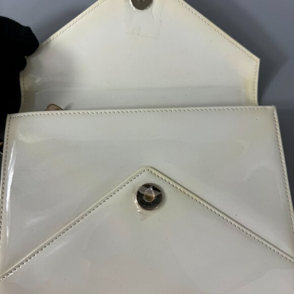 NWOT Pandora Ivory Patent Faux Leather Wristlet - Picture 10 of 15